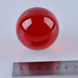 Maxbell 50mm Red Crystal Ball Decorative Ball Art Decor Photography Prop No Stand