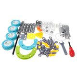 Maxbell 102Pcs DIY Electric Assemble 10 in 1 Take Apart Vehicle Building Blocks Set