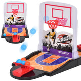 Maxbell 2 Players Plastic Finger Ejection Basketball Court Toy Set Kids Indoor Educational Toy