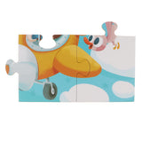 Maxbell 4 in 1 Paper Jigsaw Puzzle Kit Kids Early Educational Toy Gift Traffic