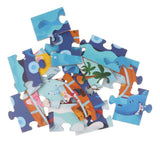 Maxbell 4 in 1 Paper Jigsaw Puzzle Kit Kids Early Educational Toy Gift Traffic