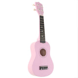Maxbell 21 Inch 4 String Beginners Ukulele Hawaii Guitar Musical Instruments Pink