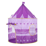 Maxbell Foldable Kids Girl Purple Castle Play House Indoor Outdoor Pop Up Tent Toy