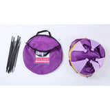 Maxbell Foldable Kids Girl Purple Castle Play House Indoor Outdoor Pop Up Tent Toy