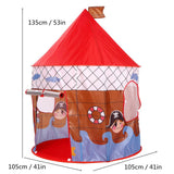 Maxbell Foldable Kids Girl Pirate Themed Play House Indoor Outdoor Pop Up Tent Toy
