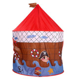 Maxbell Foldable Kids Girl Pirate Themed Play House Indoor Outdoor Pop Up Tent Toy