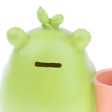 Maxbell Cartoon Cotyledon Piggy Bank Pen Holder Coin Money Box Figurine Home Decor