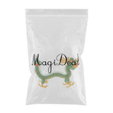Max Handcrafted Chinese Dragon Model Metal Crafts Desk Ornament - Green