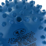 Maxbell 4 Inch PVC Inflated Knobby Bouncy Ball Massage Sensory Ball Kids Toy Blue