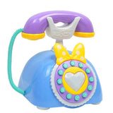 Maxbell Vintage Telephone Landline Kids Pretend Play Early Educational Toy Blue