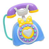 Maxbell Vintage Telephone Landline Kids Pretend Play Early Educational Toy Blue