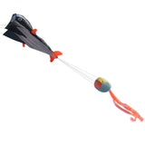 Maxbell Black Dolphin Frameless Soft Parafoil Kite for Kids & Adults Park Beach Play