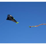 Maxbell Black Dolphin Frameless Soft Parafoil Kite for Kids & Adults Park Beach Play