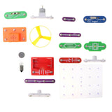 Maxbell Electronics Learning 16pcs Kits - DIY Physical Circuit Experiment Toy W-58