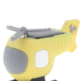Maxbell Creative Solar Powered Propeller Rotating Helicopter Car Ornament Yellow