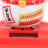 Maxbell Solar Power Nodding Fortune Cat Animal Model Doll Kids Toy Home Decor D 2