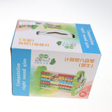 Maxbell 2 in 1 Kid Wooden Abacus Bead Maze Xylophone Music Developmental Toy Cow