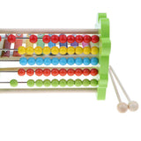 Maxbell 2 in 1 Kid Wooden Abacus Bead Maze Xylophone Music Developmental Toy Cow