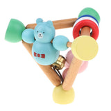 Maxbell Wooden Handbell Rattle Educational Baby Montessori Early Development Toy