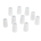 Maxbell 10 Pieces Rubber Stopper Lab Tapered Plugs for Flask Test Tubes 15-19mm