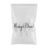 Maxbell 10 Pieces Rubber Stopper Lab Tapered Plugs for Flask Test Tubes 15-19mm