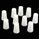 Maxbell 10 Pieces Rubber Stopper Lab Tapered Plugs for Flask Test Tubes 15-19mm