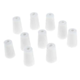 Maxbell 10 Pieces Rubber Stopper Lab Tapered Plugs for Flask Test Tubes 15-19mm