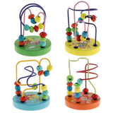 Maxbell Bead Maze Roller Coaster Wooden Educational Circle Toy for Toddler  Tiger
