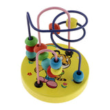 Maxbell Bead Maze Roller Coaster Wooden Educational Circle Toy for Toddler  Tiger