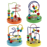Maxbell Bead Maze Roller Coaster Wooden Educational Circle Toy for Toddler  Tiger