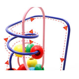 Maxbell Bead Maze Roller Coaster Wooden Educational Circle Toy for Toddler  Tiger