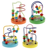 Maxbell Bead Maze Roller Coaster Wooden Educational Circle Toy for Toddler  Tiger