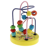 Maxbell Bead Maze Roller Coaster Wooden Educational Circle Toy for Toddler  Tiger