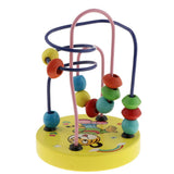 Maxbell Bead Maze Roller Coaster Wooden Educational Circle Toy for Toddler  Tiger