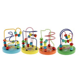 Maxbell Bead Maze Roller Coaster Wooden Educational Circle Toy for Toddler  Tiger