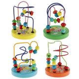 Maxbell Bead Maze Roller Coaster Wooden Educational Circle Toy for Toddler  Tiger