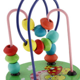 Maxbell Bead Maze Roller Coaster Wooden Educational Circle Toy for Toddler  Mushroom