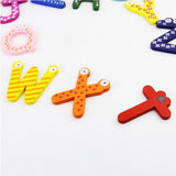Maxbell Wooden Cartoon Fridge Magnet 26 Letters Alphabet kid Baby Educational Toy