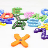 Maxbell Wooden Cartoon Fridge Magnet 26 Letters Alphabet kid Baby Educational Toy