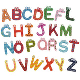 Maxbell Wooden Cartoon Fridge Magnet 26 Letters Alphabet kid Baby Educational Toy