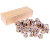 Maxbell Montessori Language Material Teaching Box of 26 A~Z Alphabet Kids Education