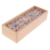 Maxbell Montessori Language Material Teaching Box of 26 A~Z Alphabet Kids Education