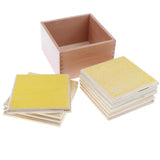 Maxbell Sensorial Montessori Material - Touch Boards w/ Box Bbay Developmental Toy