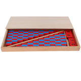 Maxbell Montessori Red & Blue Sticks Kids Early Math Learning Developmental Toy