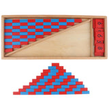 Maxbell Montessori Red & Blue Sticks Kids Early Math Learning Developmental Toy