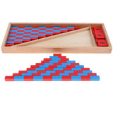 Maxbell Montessori Red & Blue Sticks Kids Early Math Learning Developmental Toy