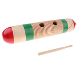 Maxbell Wooden Frog Knocker Orff Instruments Percussion Toy for Kids Crow Sounder