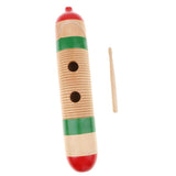 Maxbell Wooden Frog Knocker Orff Instruments Percussion Toy for Kids Crow Sounder