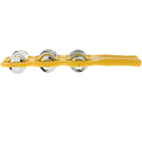 Maxbell Plastic Cymbals w/ Handle Orff Percussion Instrument Kids Musical Toy Yellow