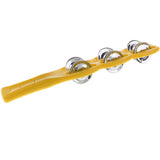 Maxbell Plastic Cymbals w/ Handle Orff Percussion Instrument Kids Musical Toy Yellow